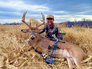 Jeff from Nevada with his first whitetail. 